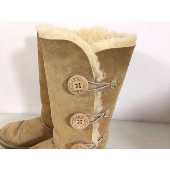 UGG Bailey Button Tall Boots Womens 6 - Picture 3 of 7